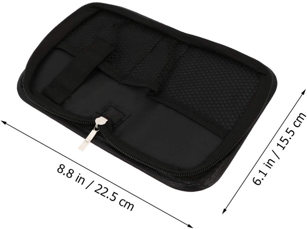 EXCEART Tragbare Aufbewahrungstasche für Blutzuckermessgerät und Diabetikerzubehör, kompaktes Hartschalenetui für Staub- und Stoßschutz, Organizer für Reisen und den täglichen Gebrauch – Bild 7