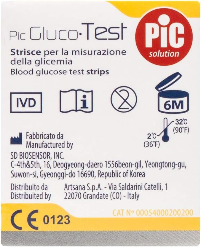 Pic Solution GlucoTest Streifen 25 Stück – Bild 2