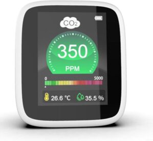 Tragbarer 3-in-1-CO2-Detektor mit N...