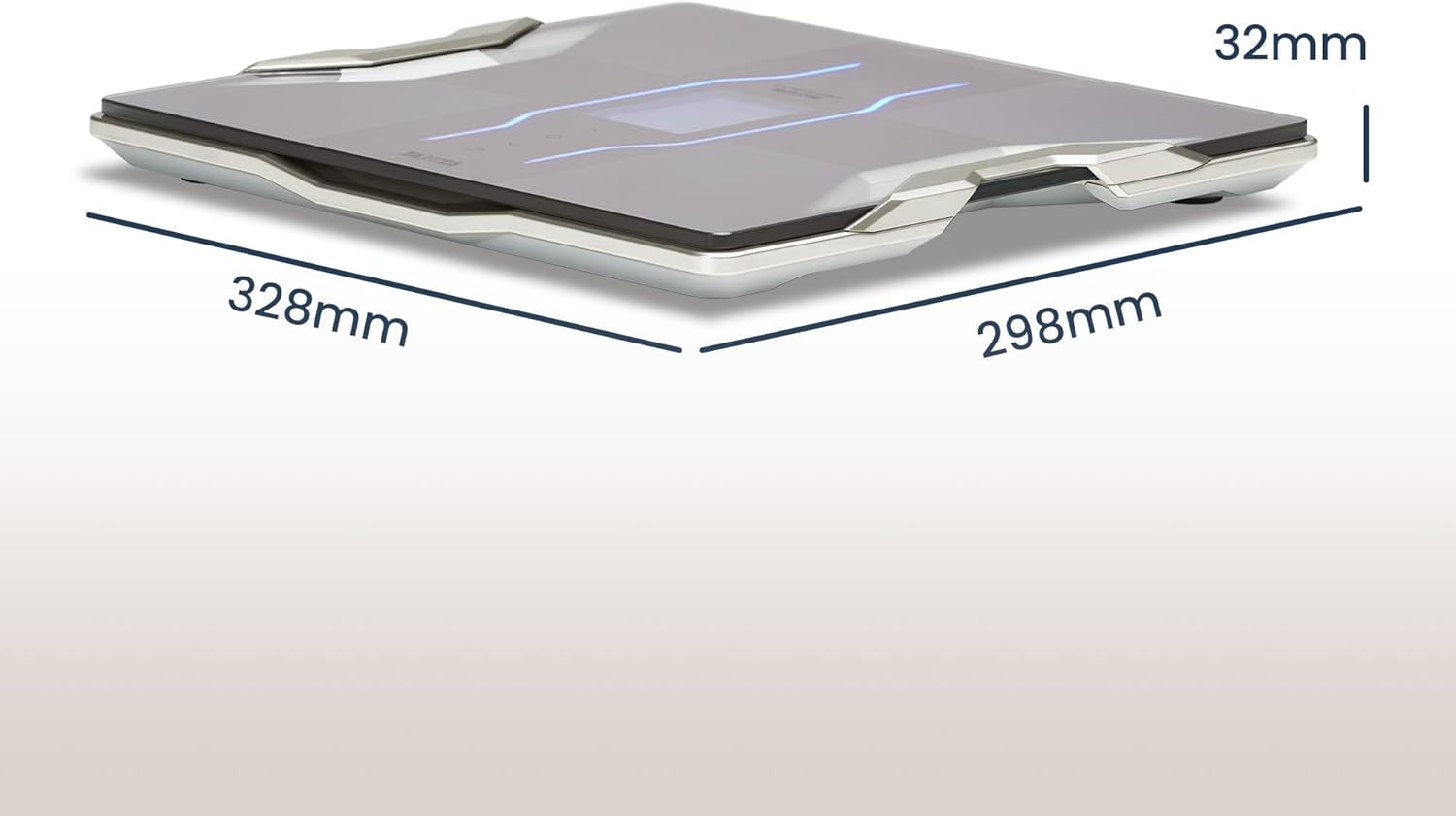 Tanita RD-953 Körperanalysewaage Platin | Personenwaage digital mit Bluetooth & App | Dual-Frequenz-Technologie, 11 Messwerte, Muskelqualitätsfaktor | Körperwaage mit Körperfettanalyse – Bild 3