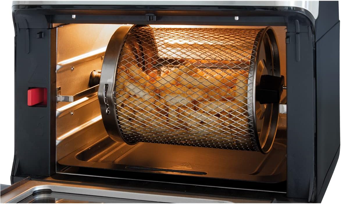 ProfiCook Heißluftfritteuse, 9 Automatikprogramme, XXL, 1500 Watt, 200 °C, 11 Liter Fassungsvermögen, 4 Einschubhöhen, Edelstahl, LED-Anzeige, optimale Backergebnisse, viel Zubehör, PC-FR 1200 – Bild 5