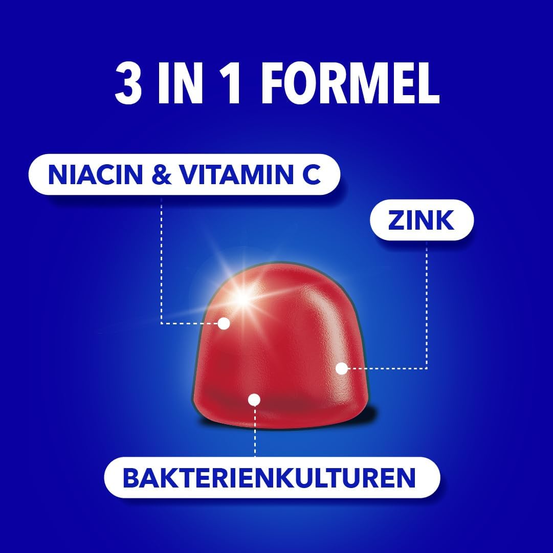 Bion3® IMMUN(1) Weichgummis, Nahrungsergänzungsmittel zur Unterstützung des Immunsystems(1) mit Vitamin C, Niacin, Zink und mit Bakterienkulturen, 60 Weichgummis, Vorrat für 1-2 Monate – Bild 6