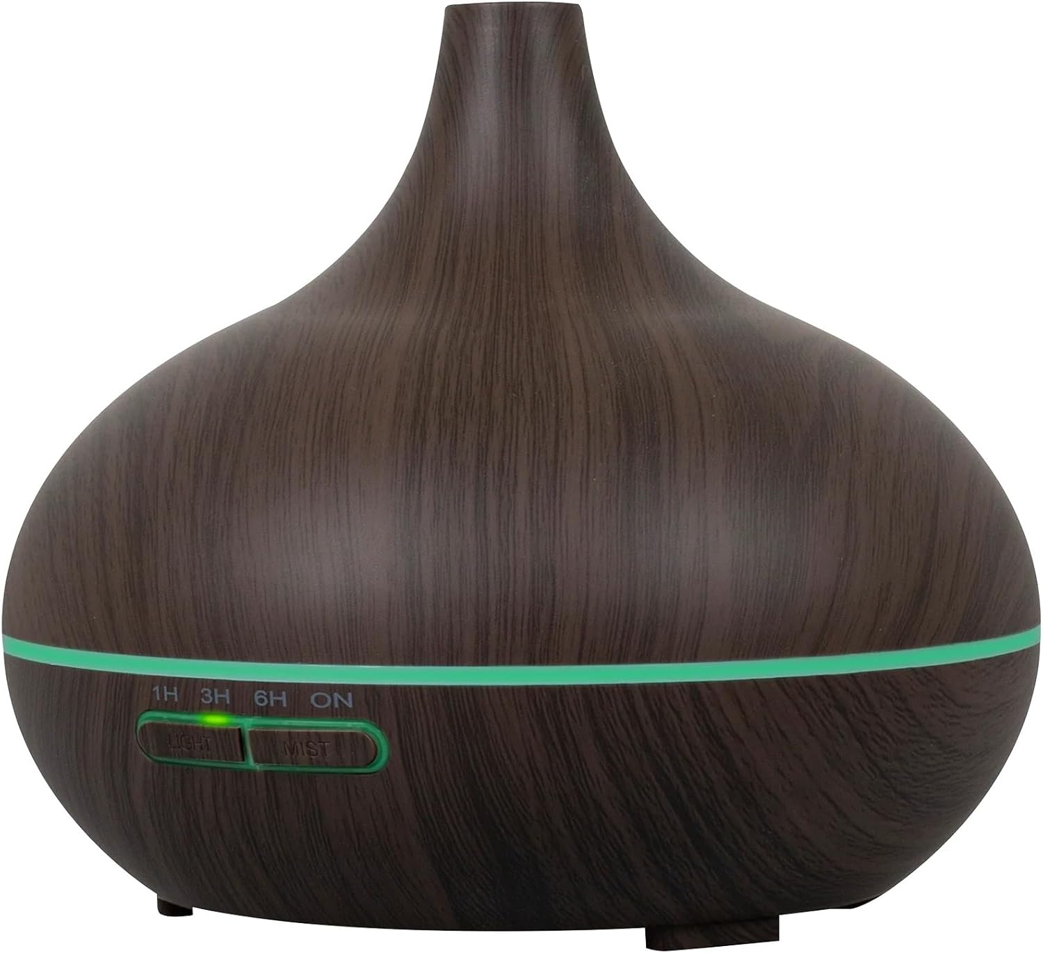 Ambiano Aroma-Diffusor 300 ml – Ultraschall-Luftbefeuchter mit 14 Farben LED-Licht & Timer, Aromatherapie, Ölbrenner für ätherische Öle (dunkel) – Bild 5