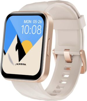 RUIMEN Smartwatch mit Telefonfunkti...