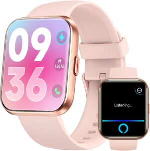 Alexa Damen Smartwatch mit Telefonf...