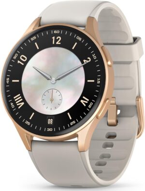 Smartwatch Damen Gold mit Telefonfu...