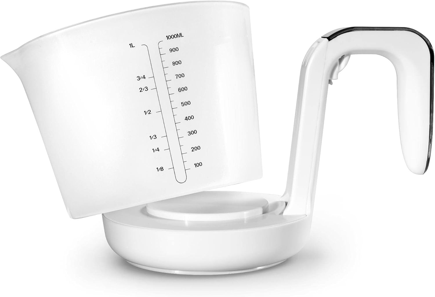 ADE Digitale Messbecherwaage | Küchenwaage mit Messbecher zum Wiegen und Messen | Elektronische Messbecherwaage zum Backen und Kochen – Bild 8