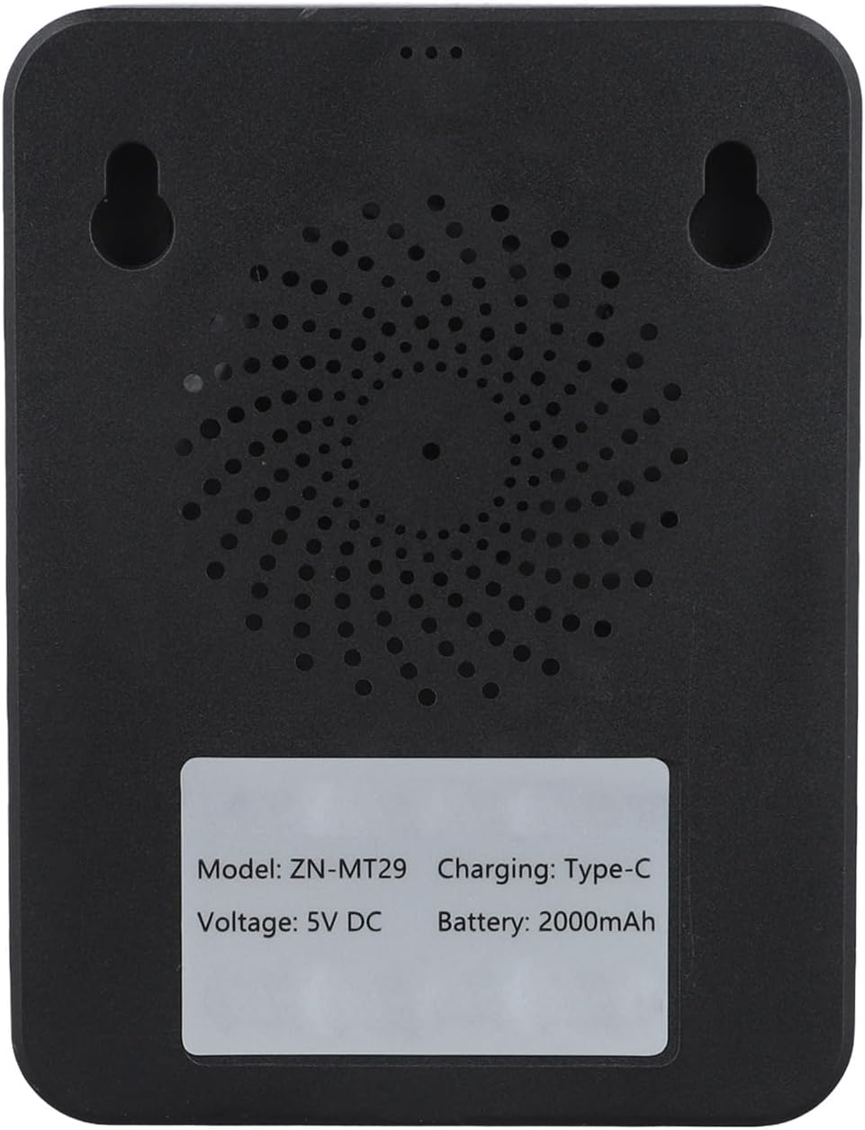 15-in-1-Luftqualitätsmonitor für Zuhause und Büro, Echtzeit-Raumluftsensor mit PM2,5-HCHO-Erkennung, IAQ-Tester für TUYA (Schwarz) – Bild 2