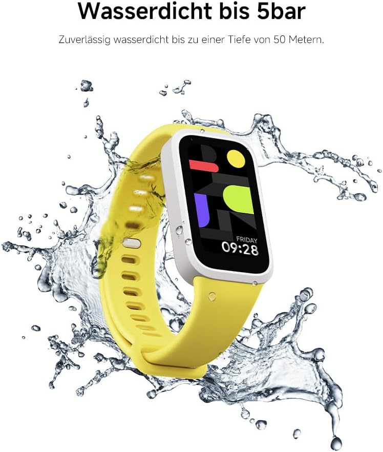 XIAOMI Smart Band 9 Active Black – 1,47 Zoll TFT, 450 Nits, 18 Tage Akku, 50 Sportmodi, SPO₂-Sensor, 5ATM wasserdicht – Bild 9