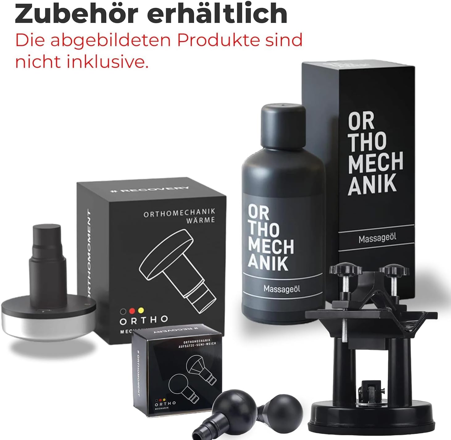 OrthoMechanik 3.0 | OrthoGun ohne Koffer | Massagepistole mit App & 4 Aufsätzen | 160-W-Motor und 5 Intensitäten zur Schmerzlinderung und Entspannung | Bis zu 360 Minuten Laufzeit – Bild 8