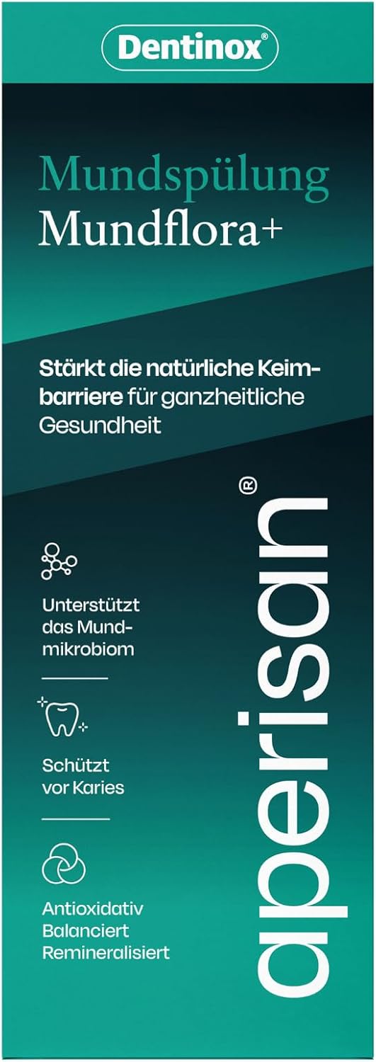 Mundwasser Oral Flora+ Mikrobiomfreundliche Mundpflege mit einzigartigem Mikrobiomkomplex, schützt vor Karies, remineralisiert & beruhigt das Zahnfleisch, alkoholfrei, vegan, 400 ml – Bild 3