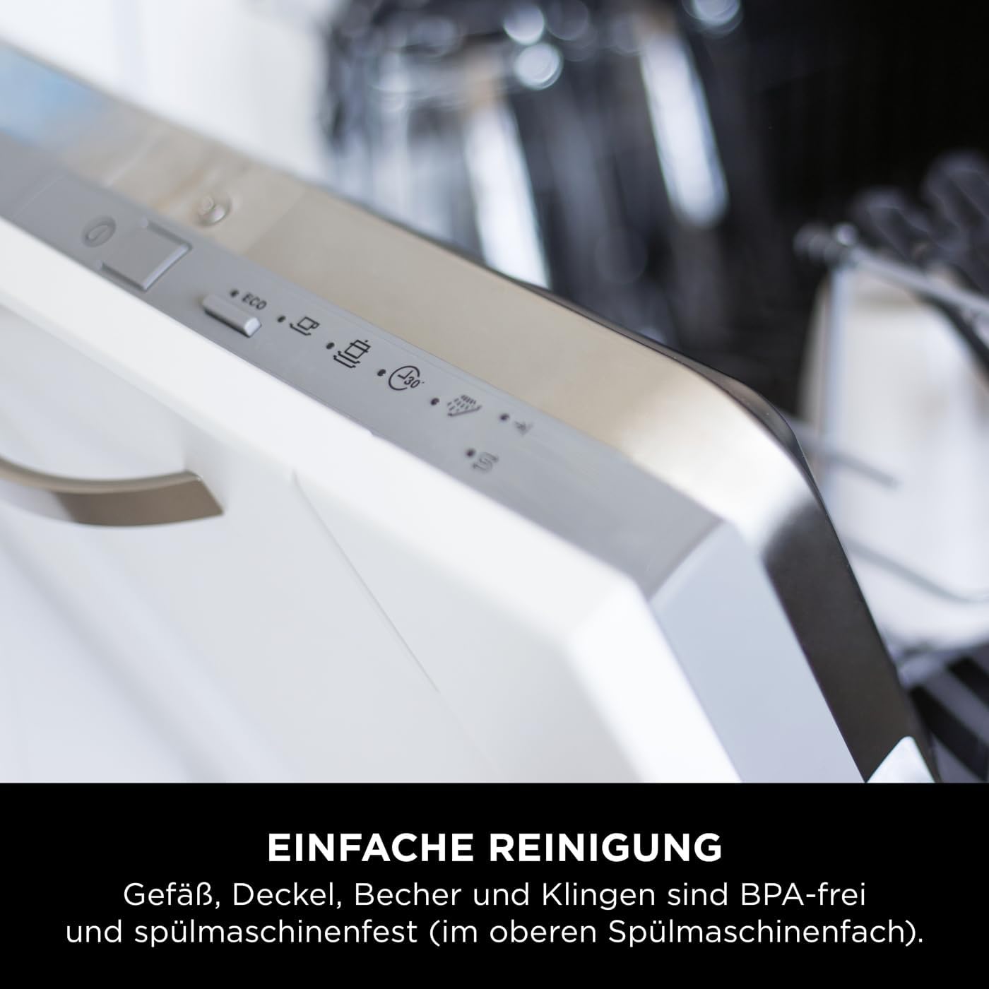Ninja 2-in-1 Detect Power Mixer Pro, 1200 W mit Krug und Tassen, Smoothies-Mixen, Gemüsehacken und gefrorene Getränke, Schwarz, TB301EU – Bild 13
