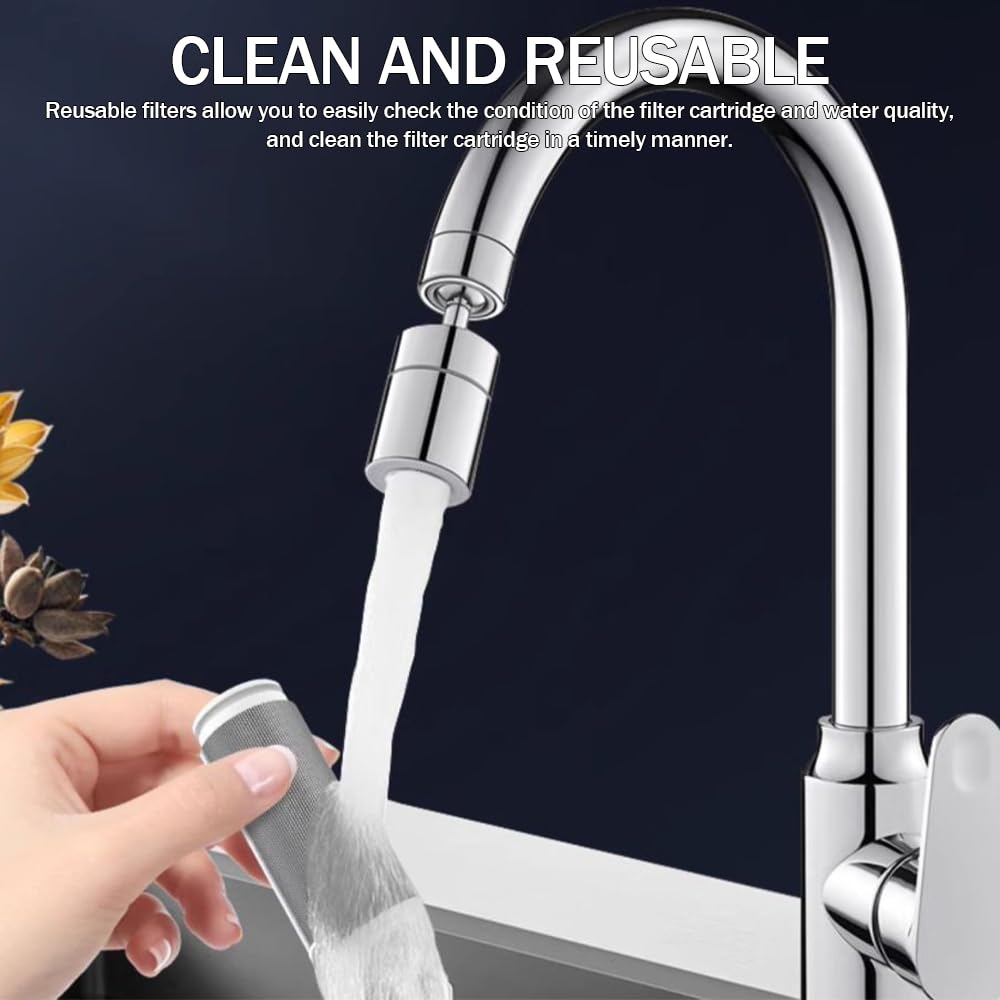 2 Stück Wasserfilter Dusche 1/2 Zoll Wassersystem Vorfilter Warmwasserbereiter Filter Dusche Kalkfilter mit 40μm Edelstahl-Filterelement Wasserfilter für Waschmaschine Wasserhahn Toiletten – Bild 6