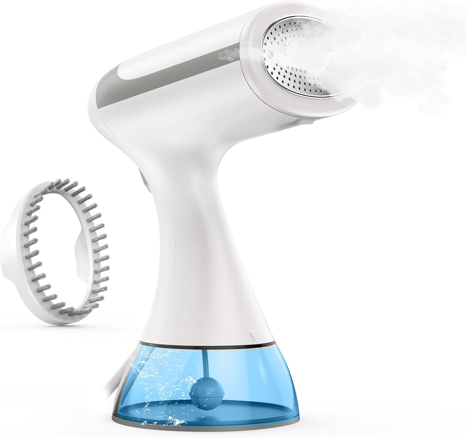 Dampfgarer Dampfgarer mit 300 ml abnehmbarem Wassertank, 1500 W, 20 Sekunden schnelles Aufheizen, Reisedampfer, der für vertikale und horizontale Verdampfung verwendet werden kann