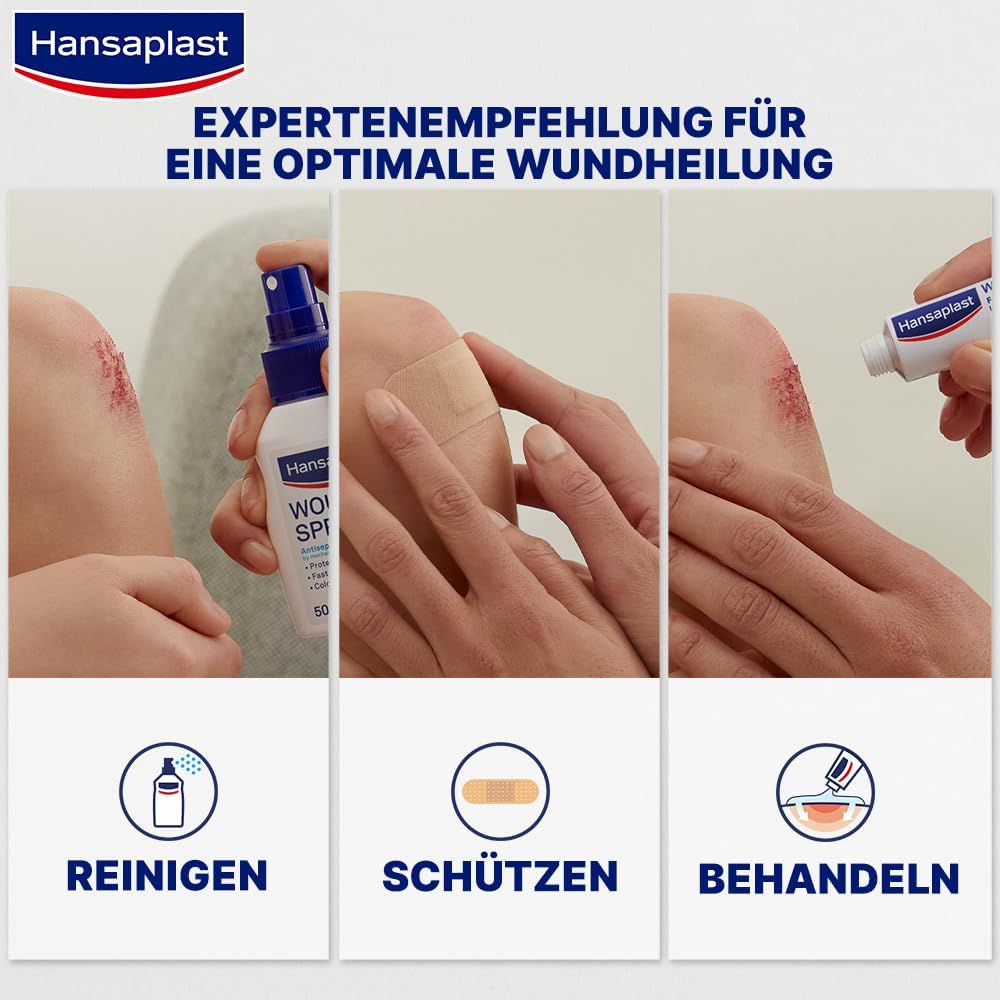 Hansaplast Sensitive Kinderpflaster (20 Streifen), Wundpflaster mit niedlichen Tiermotiven zur Aufmunterung von Kindern, schmerzfreie Entfernung, Pflasterset – Bild 5