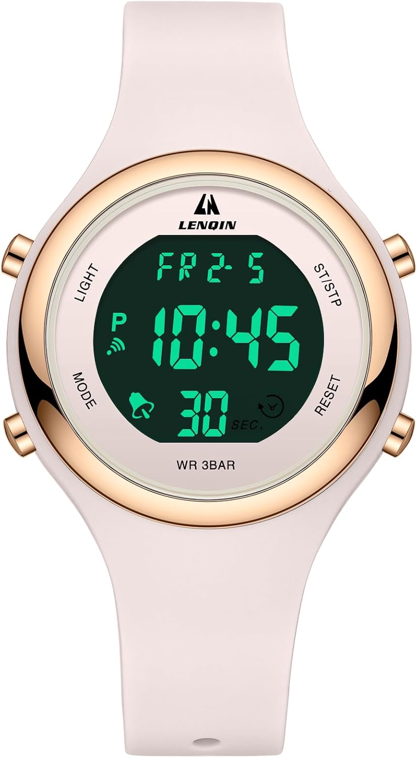 Damenuhren Damenuhr Wasserdichte Sport-Chronographenuhren für Damen – Bild 2