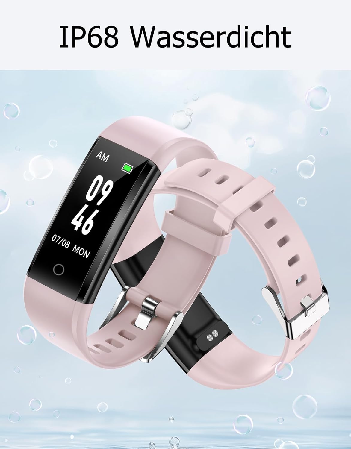 GRV Schrittzähler Uhr Ohne Bluetooth/Ohne Handy für Damen Herren Senioren Kinder,Fitness Tracker Fitnessuhr mit Schrittzähler Kalorienzähler,Schlafüberwachung Aktivitätstracker für Gehen Laufen – Bild 6