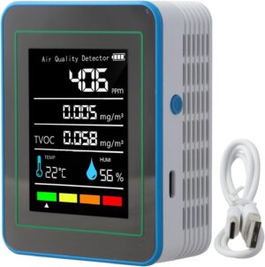 5-in-1 Luftqualitätsmonitor TVOC T...