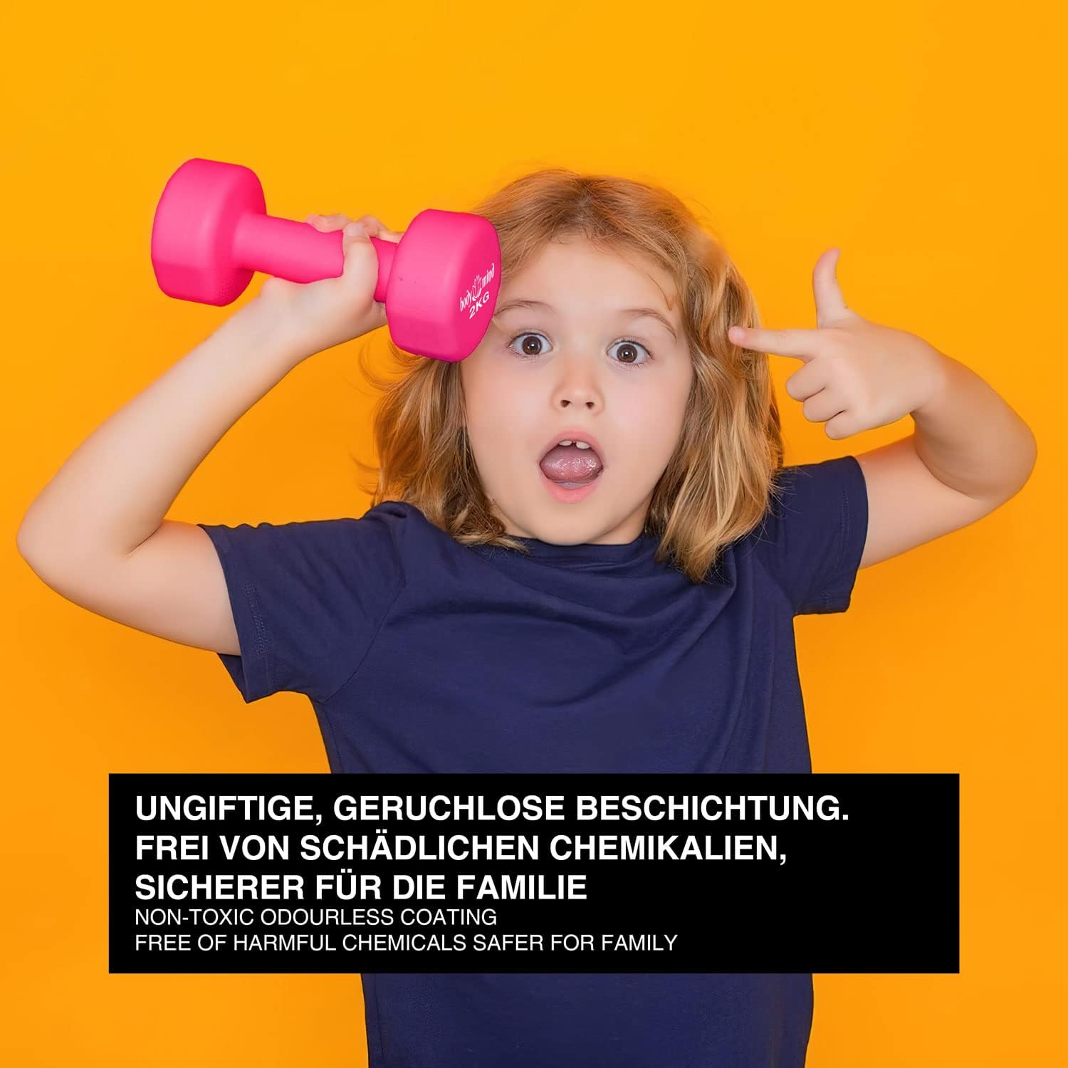 Body & Mind Hanteln 2er Set, Gymnastikhanteln, Kurzhanteln, Kurzhanteln, effektives Krafttraining mit verschiedenen Gewichten, Fitness-Workout für zu Hause – Bild 7