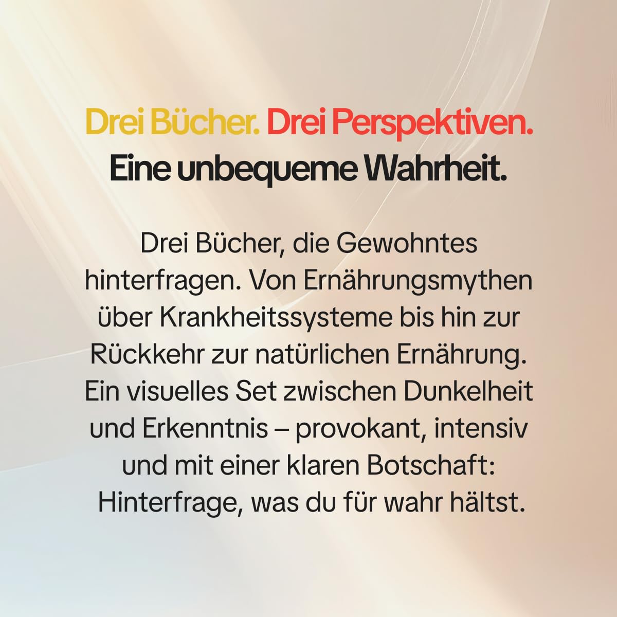 Gesundheits-Set: Die Ernährungslügen + Die Krankheitslügen + Das originale Gottesnahrung-Kochbuch + 1 exklusives Stickerset – Bild 6
