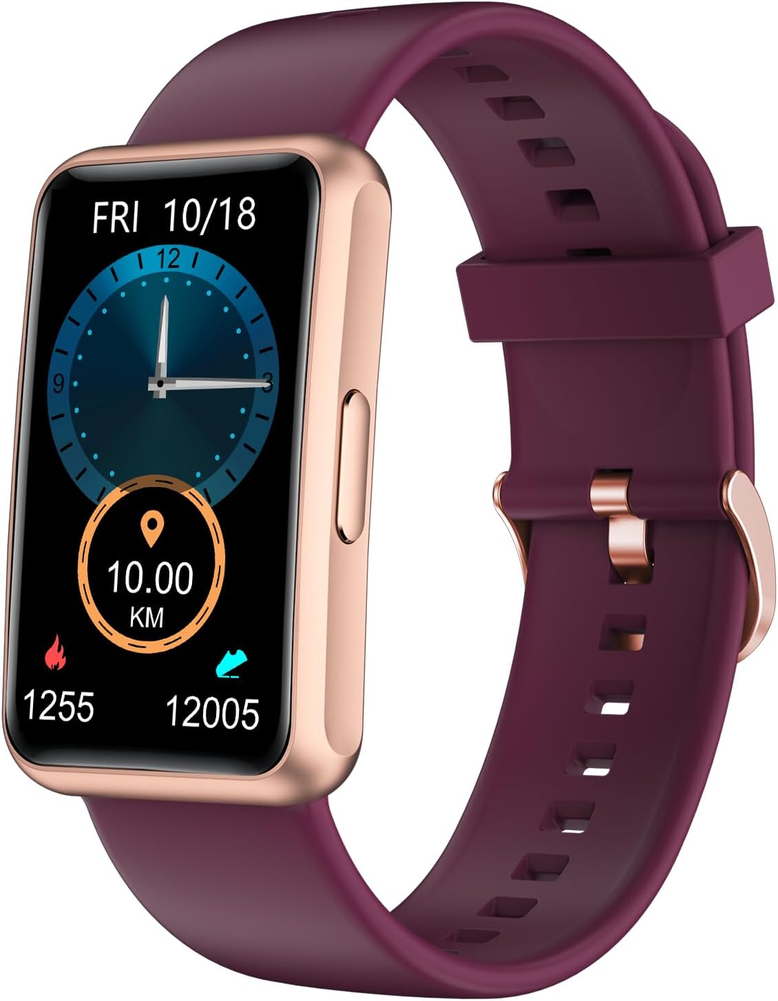 Schrittzähler-Uhr (ohne App/ohne Mobiltelefon), 1,47-Zoll-Bildschirm, einfacher Fitness-Tracker, Smartwatch mit Kalorienzähler, Schlafüberwachung, Stoppuhr, wasserdichter Timer, Gehen, Laufen, Fitnessuhr für Senioren/Männer/Frauen