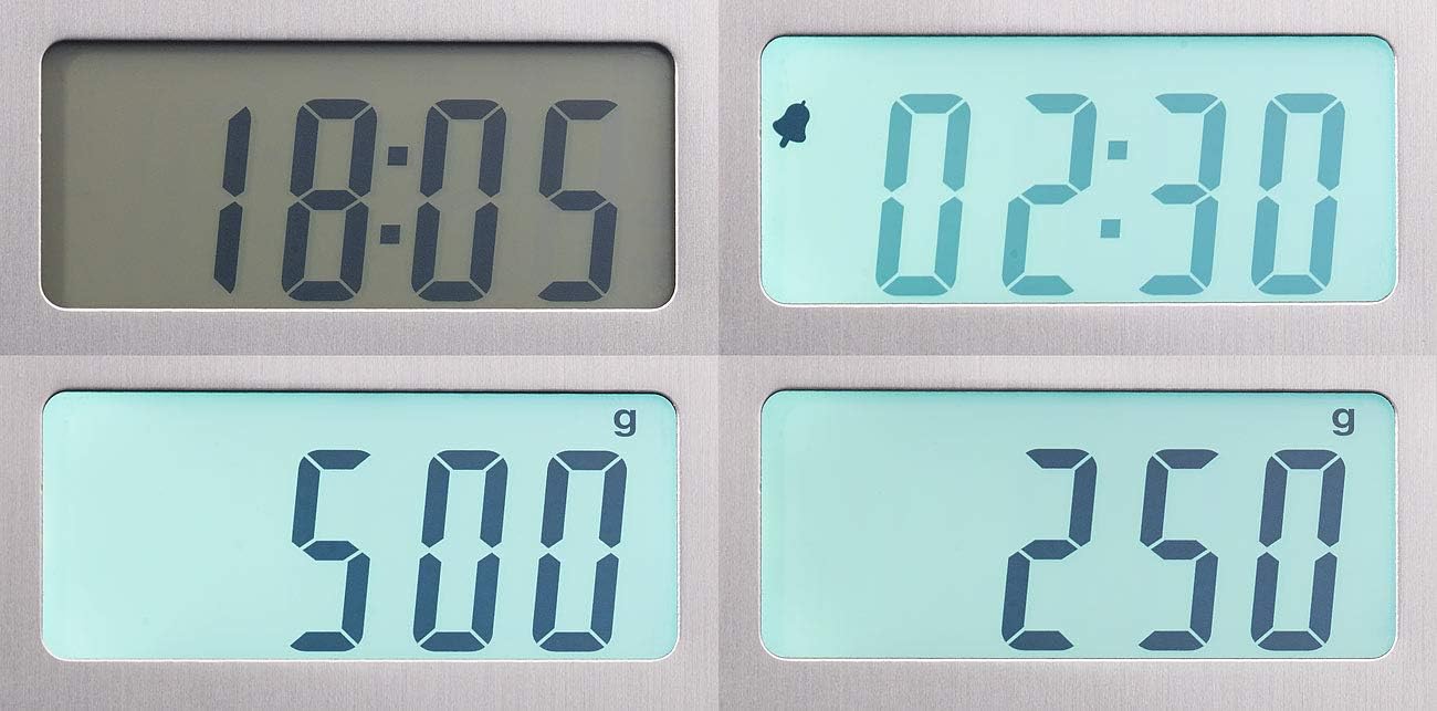 Rosenstein & Söhne Wandküchenwaage: Digitale Küchenwaage zur Wandmontage (Küchenwandwaage). – Bild 5