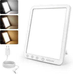 Tageslichtlampe, 15.000 Lux, dimmba...