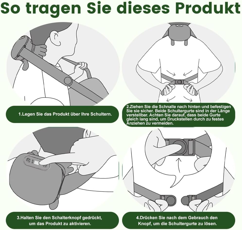 Tragbares beheiztes Nackenmassagegerät (2) – Bild 5