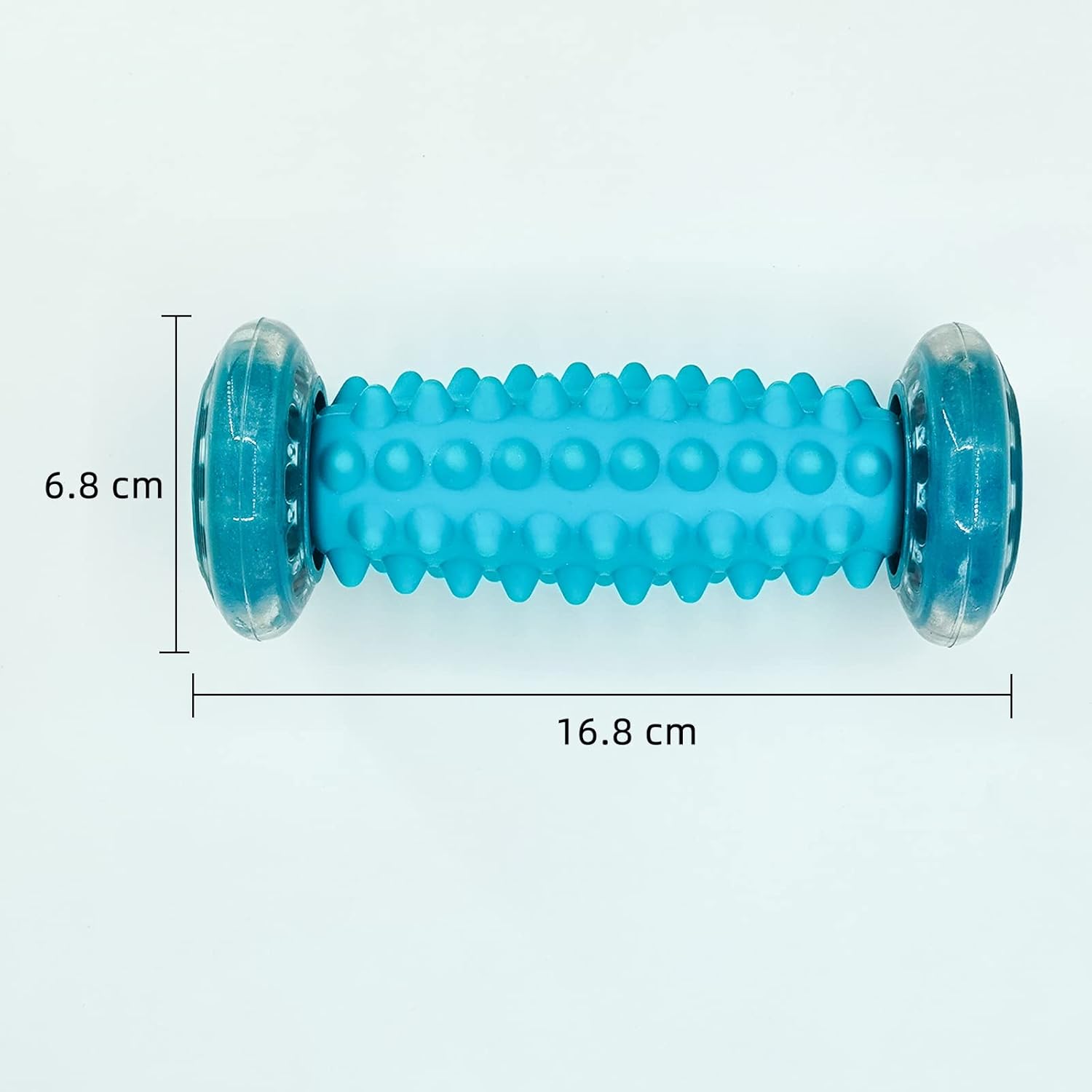 Fußmassagerolle für Fußreflexzonenmassage – Faszienrolle für Fußsohle, Massagegerät gegen Schmerzen und Verspannungen – Blau – Bild 5