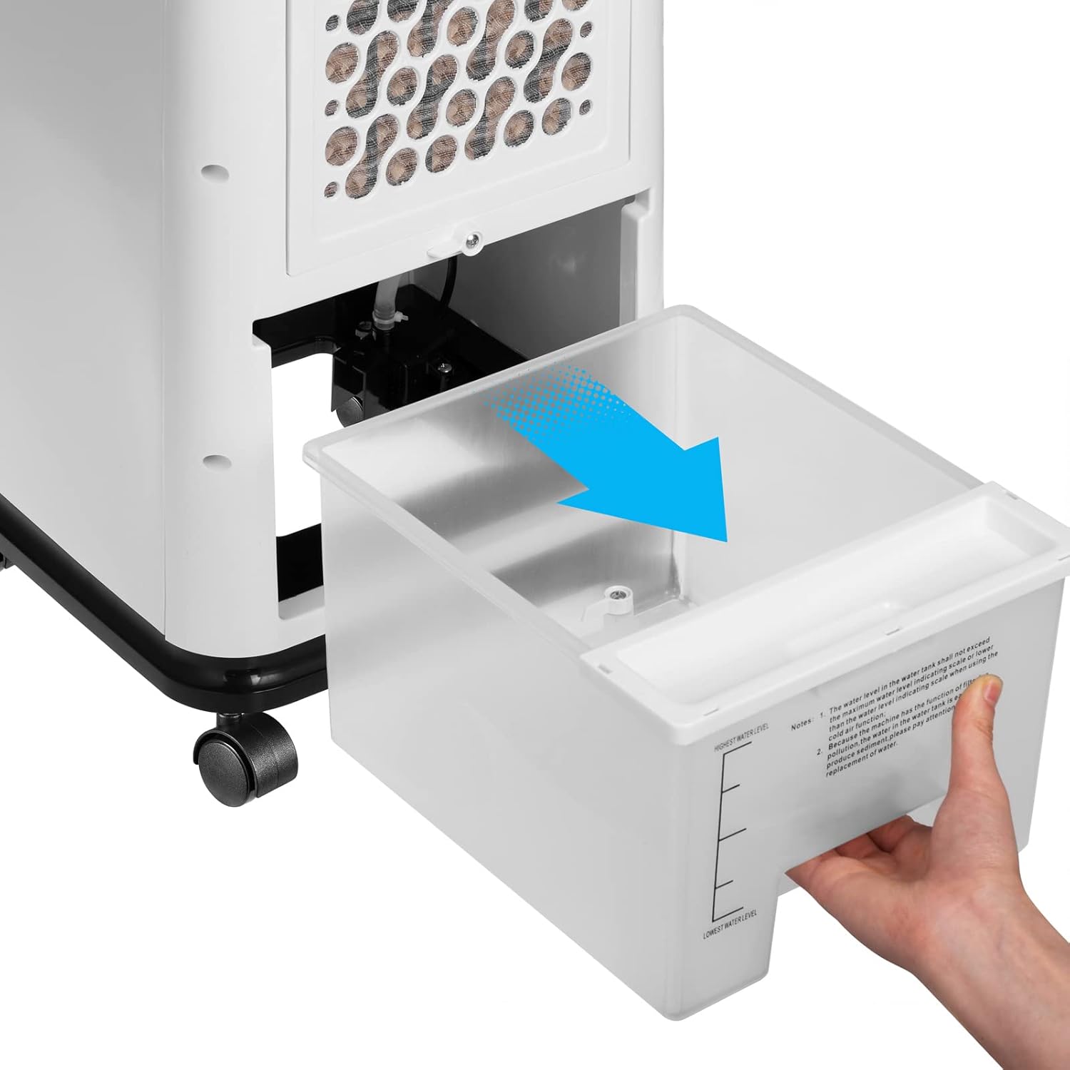 Klimaanlage 4-in-1 Fernbedienung 8L Tank Timer Mobiler Luftbefeuchter Ventilator Klimaanlage Ionisator Luftkühler – Bild 7