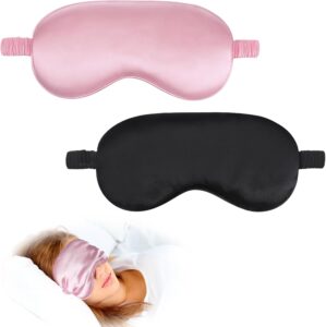 2er-Pack Seidenschlafmaske, Damen-A...