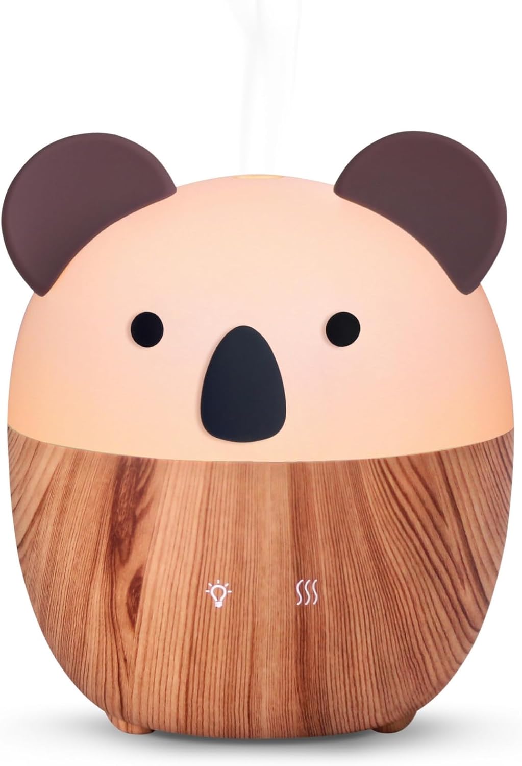 Zen'Arôme Woofie Diffusor für ätherische Öle, Ultraschall-Aromatherapie-Diffusor für kaltes Wasser, elektrischer USB-2-Diffusionsmodus, automatische Abschaltung, LED-Beleuchtung, leise und kompakt