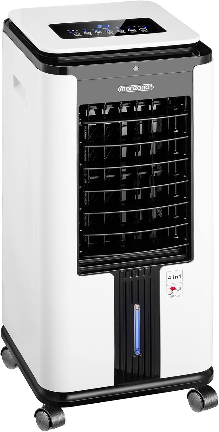 Klimaanlage 4-in-1 Fernbedienung 8L Tank Timer Mobiler Luftbefeuchter Ventilator Klimaanlage Ionisator Luftkühler