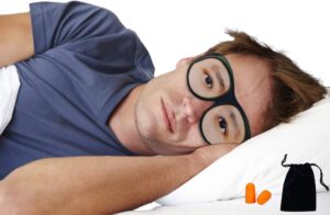 Schlafmaske mit Augen – lustige S...