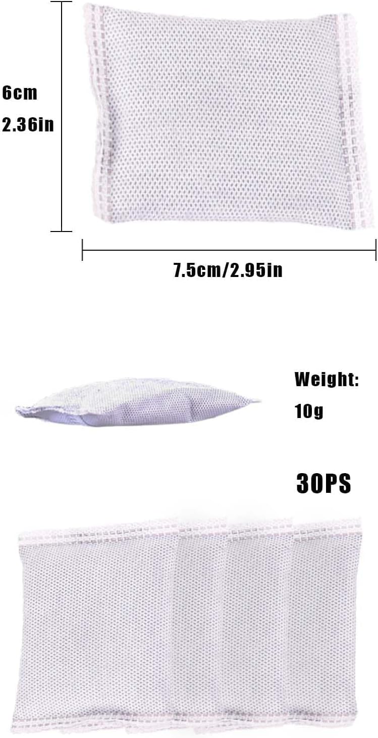 30 Stück Kohlefilter für Wasserdestilliergerät, 10g Destillierfilter aus Aktivkohle, Aktivkohle-Destilliergerät, Wasserfilter, Destillationsfilter, Aktivkohle, für Destilliergeräte – Bild 2