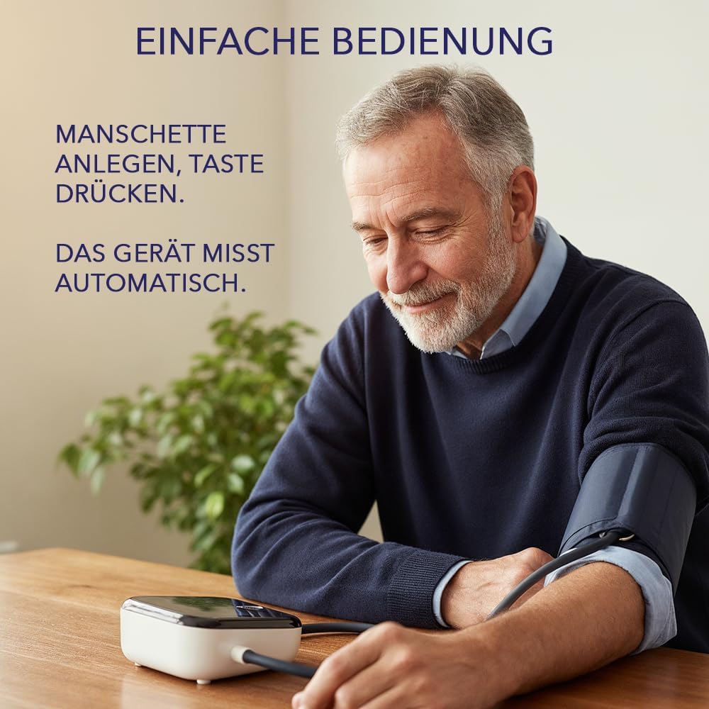 IEA Medical Bundle: Blutdruckmessgerät & Pulsoximeter, Blutdruckmessgerät, Pulsüberwachung & Sauerstoffsättigung in einem Set zur Gesundheitsüberwachung – Bild 2