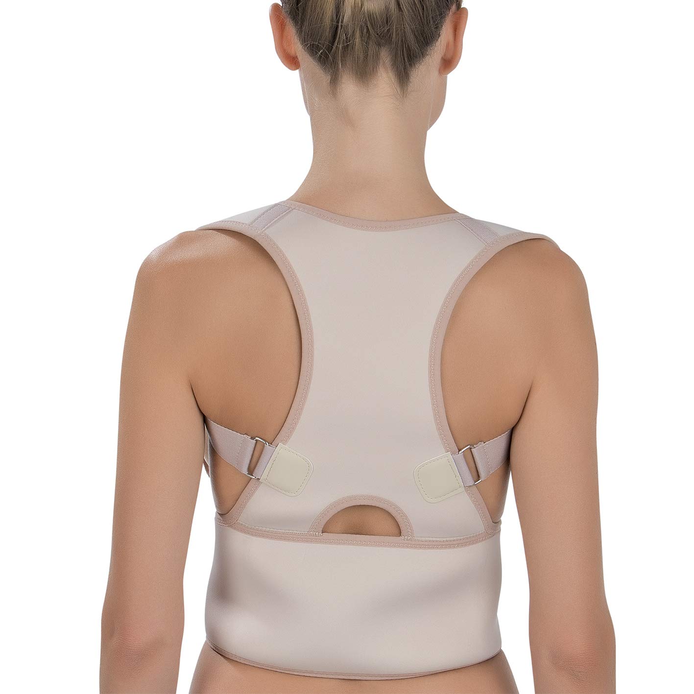 VITALmaxx Rückenkorrektor L/XL Creme | Verstellbare Träger | Weiches und flexibles Material für angenehmen Tragekomfort | Zur kurzfristigen Haltungsunterstützung – Bild 6