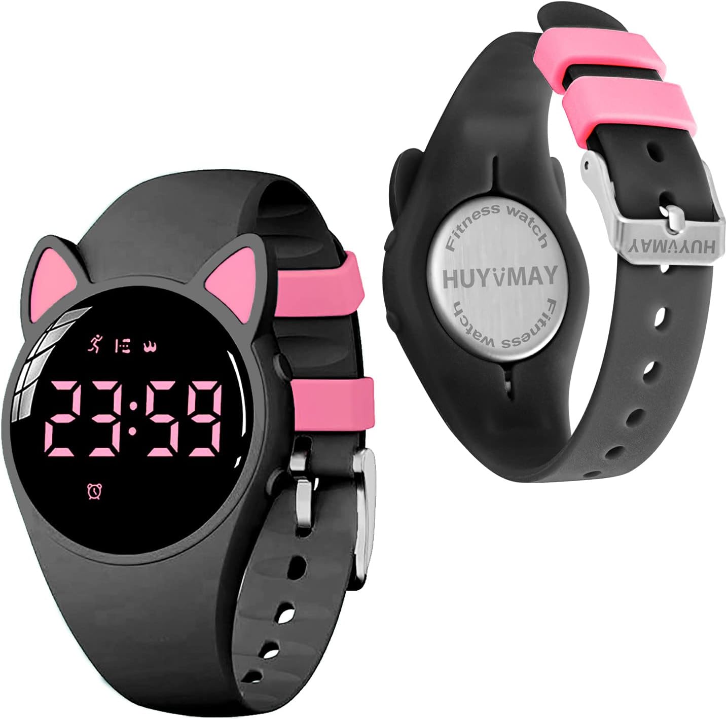 Kinder Schrittzähler Uhr Fitness Tracker Ohne App/Handy, IP68 wasserdichte Digitale Armbanduhr Sportuhr mit Schrittzähler Kalorienzähler Distanzzähler Timer Wecker für Kinder Mädchen Jungen