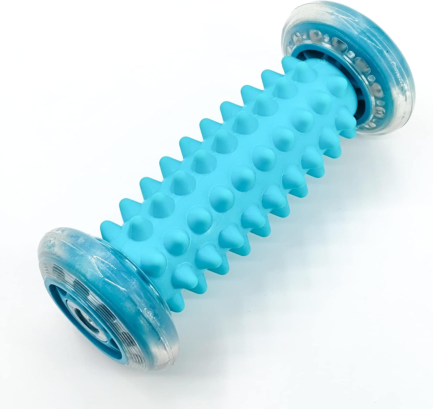 Fußmassagerolle für Fußreflexzonenmassage – Faszienrolle für Fußsohle, Massagegerät gegen Schmerzen und Verspannungen – Blau – Bild 2
