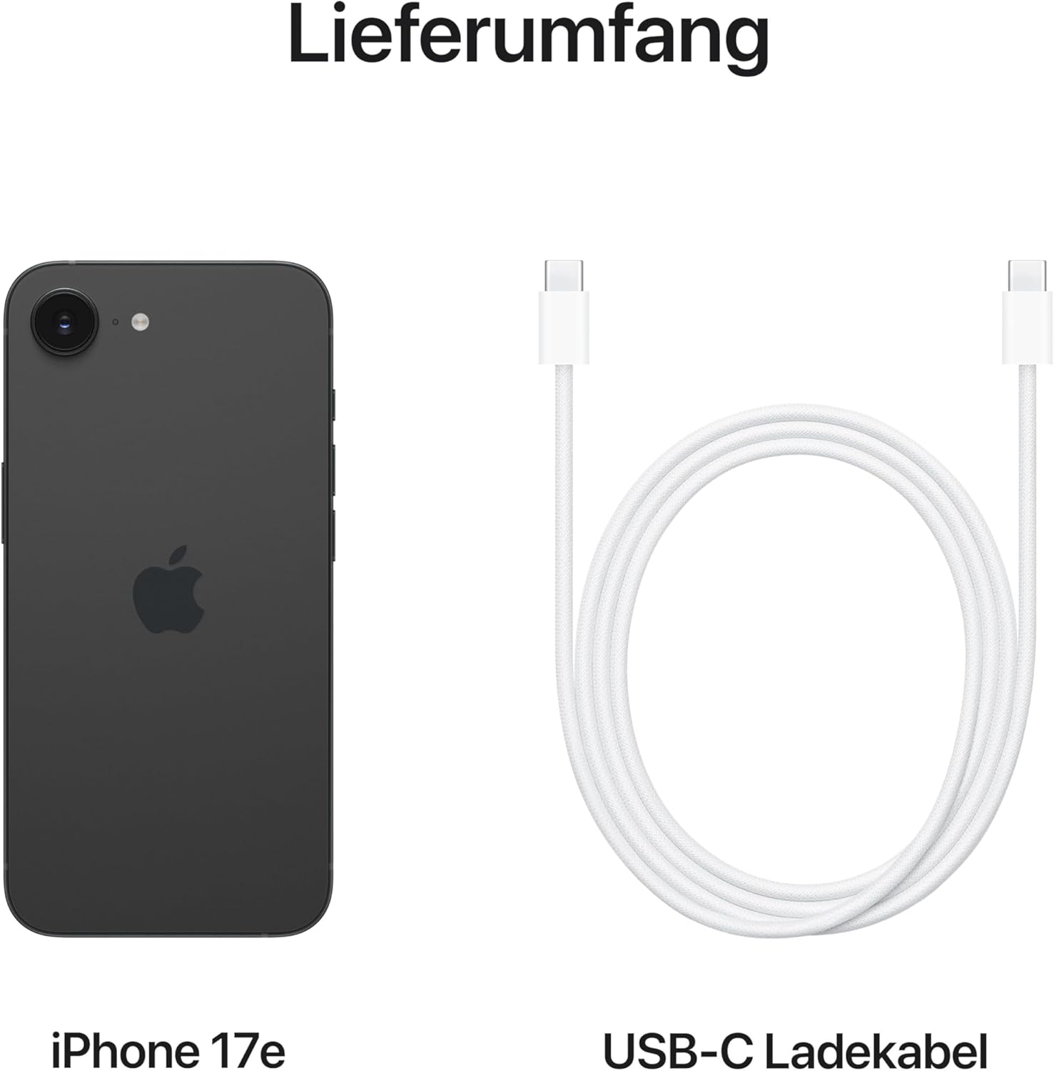 Apple iPhone 17e (256 GB): 6,1-Zoll-Super-Retina-XDR-Display, A19-Chip, ganztägiger Akku, 48-MP-Fusion-Kamera; Schwarz – Bild 6