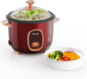 Macook Reiskocher und Dampfgarer mi...