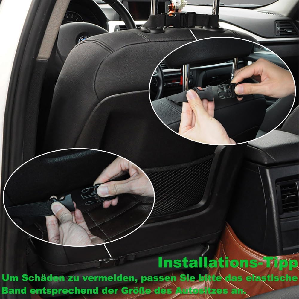 Ergonomisches Lendenwirbelstützkissen, Memory-Schaum-Rückenkissen für Autositze, Lendenkissen, Rückenstützkissen, Auto-Lendenwirbelstützkissen für Fahrer – Bild 7