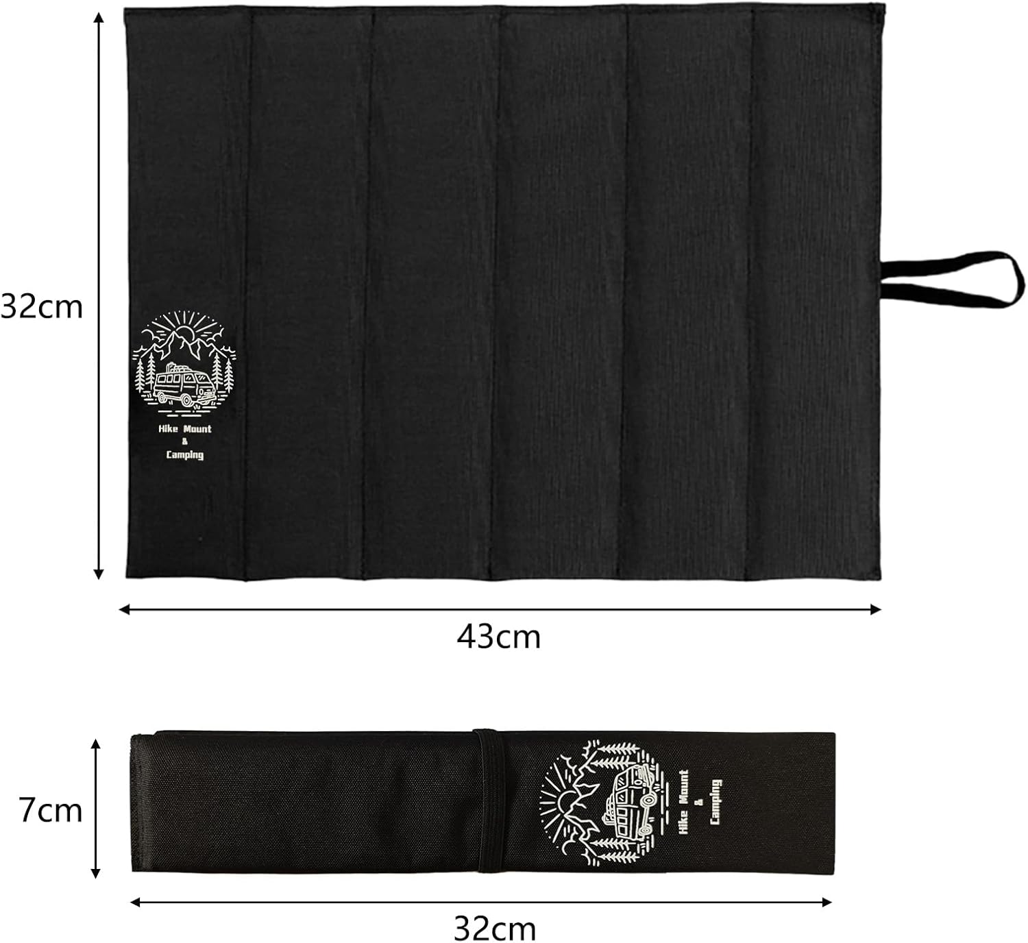 Sitzkissen Outdoor, 2 Stück Sitzunterlage Outdoor Sitzmatte 43 cm x 32 cm Thermo Unterwegs Wasserdicht Isoliertes zum Mitnehmen Kinder und Erwachsene, Stadion Garten Camping – Bild 2