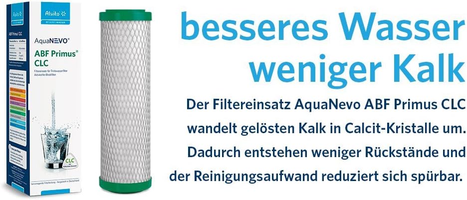 Alvito AquaNEVO Blockfilter ABF Primus CLC Filtereinsatz mit Kalkschutz – Bild 3