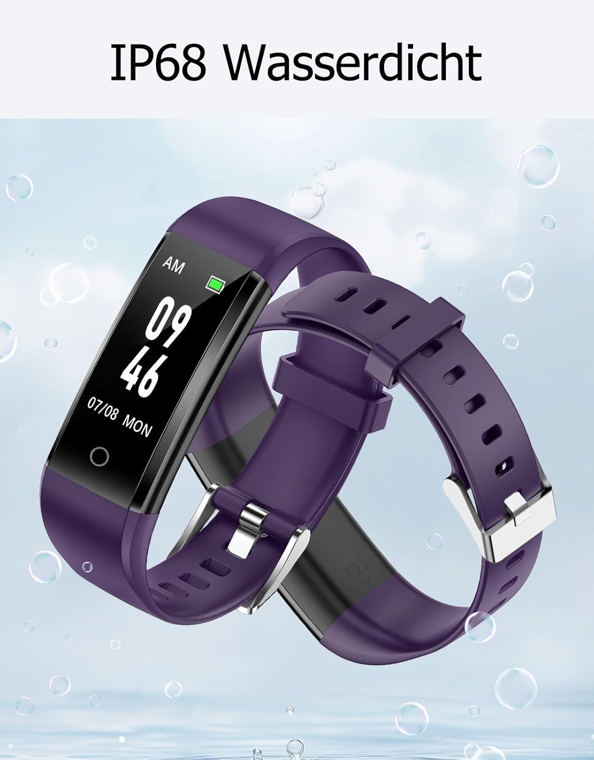 GRV Schrittzähler Uhr Ohne Bluetooth/Ohne Handy für Damen Herren Senioren Kinder,Fitness Tracker Fitnessuhr mit Schrittzähler Kalorienzähler,Schlafüberwachung Aktivitätstracker für Gehen Laufen – Bild 6