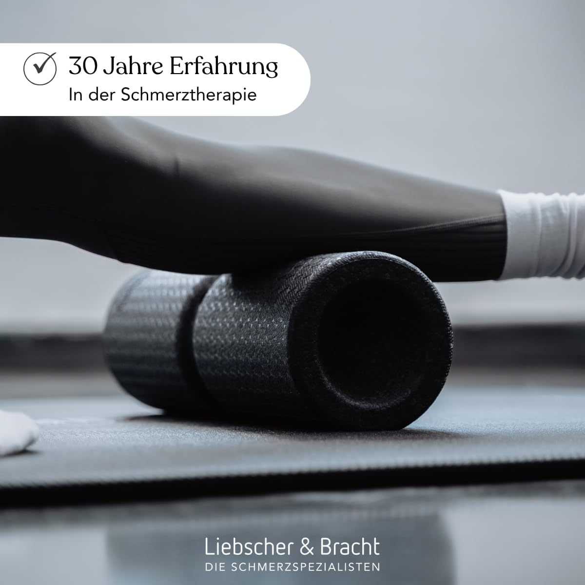 Liebscher & Bracht FAYO Faszienrolle mit kreisförmiger Rille, Faszienball für Yoga, Training und Selbstmassage – Bild 4