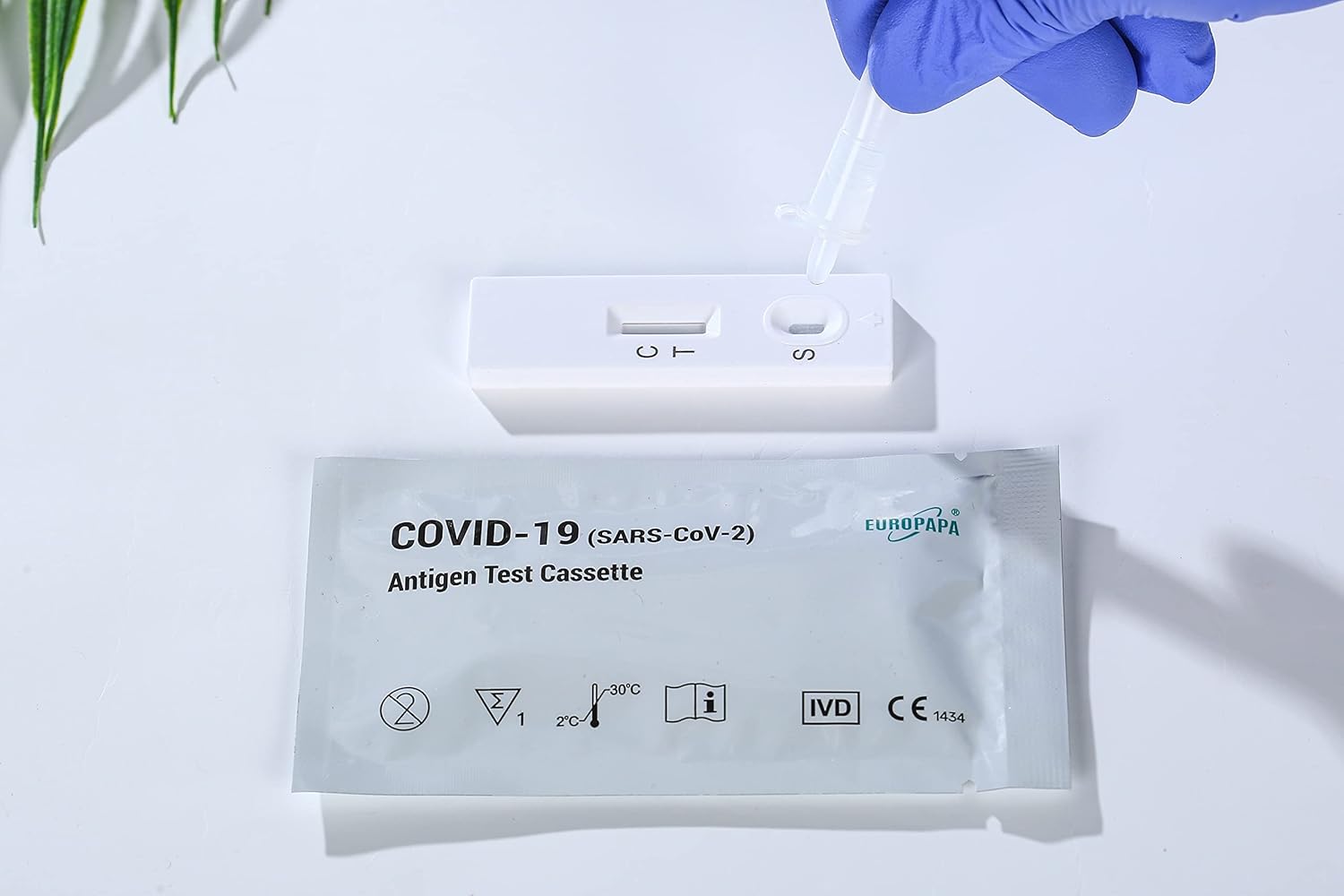 EUROPAPA® 10 x Corona Laientest Selbsttests, COVID-19 Antigentest, für SARS-CoV-2, Schnelltest, Testkassette, Probentupfer, Antigenextrakt, einzeln verpackt – Bild 6
