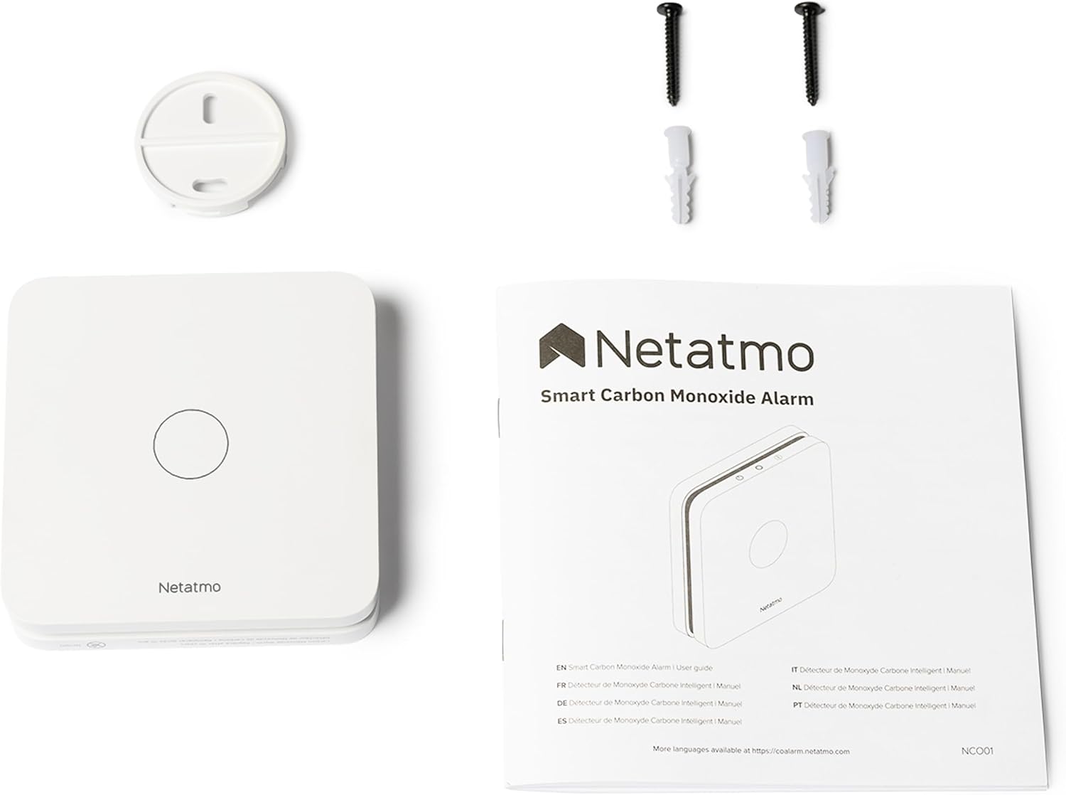 Netatmo – Intelligenter Kohlenmonoxidmelder, WLAN, 10-Jahres-Batterie, 85-dB-Alarm, Selbsttestfunktion, kein Smart-Home-System erforderlich, Zertifizierungen EN 50291 und NF, NCO-DE – Bild 3