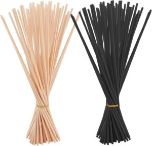 Hemiks 100 Stück Rattan-Stäbchen ...