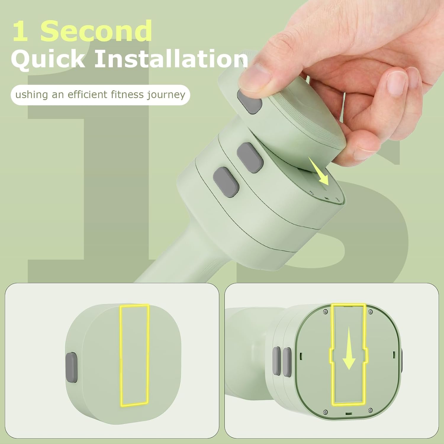 Verstellbare Hanteln Frauen Set, 1-5kg Kurzhanteln 2er Set, 4-in-1 Hantel Set für Frauen und Männer, Gewichte Hantel für Home Gym, Krafttraining Zuhause – Bild 4